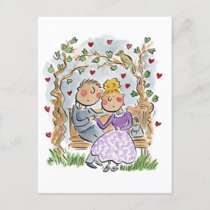 Eine Nachtigall sang auf dem Berkeley Square Postkarte