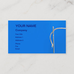 Eine Nadel- und Fadenkarte Visitenkarte