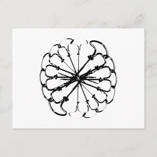 Eine Nagelkrone Postkarte (Vorderseite)