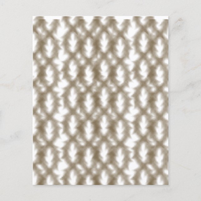 Eine nah-up-Ansicht eines knusprigen Drahtgitters Flyer (Vorne)