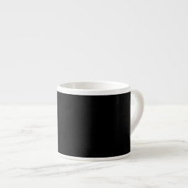 Eine nahtlose dunkle schwarze texturierte Hintergr Espressotasse