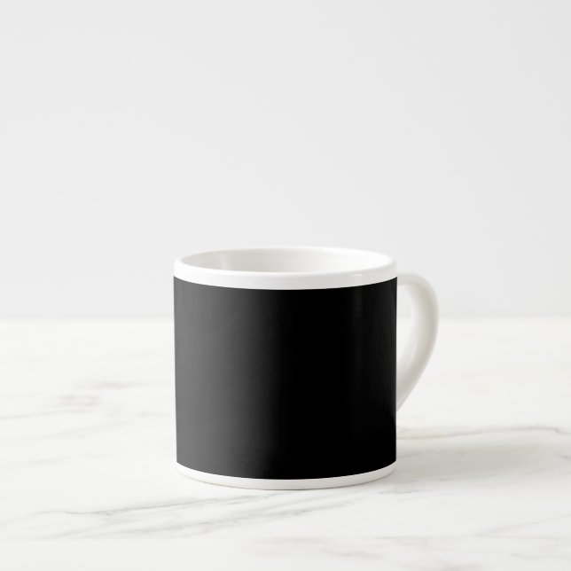 Eine nahtlose dunkle schwarze texturierte Hintergr Espressotasse (Vorderseite Rechts)