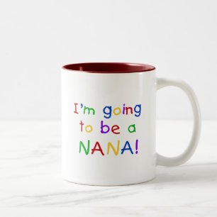 Eine Nana - Primär-Farbhemden Zweifarbige Tasse