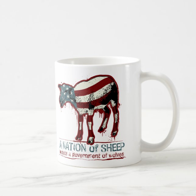 Eine Nation der Schaf-Tasse Tasse (Rechts)