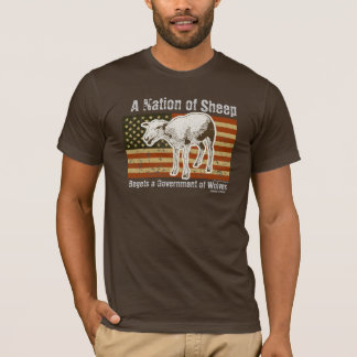 Eine Nation des Schaf-T - Shirt