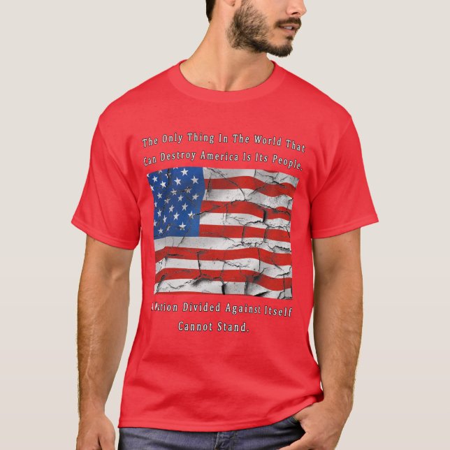 Eine Nation geteilt (FRONTEN- u. T-Shirt (Vorderseite)