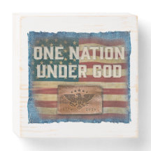 Eine Nation - Holzbox-Wandkunst