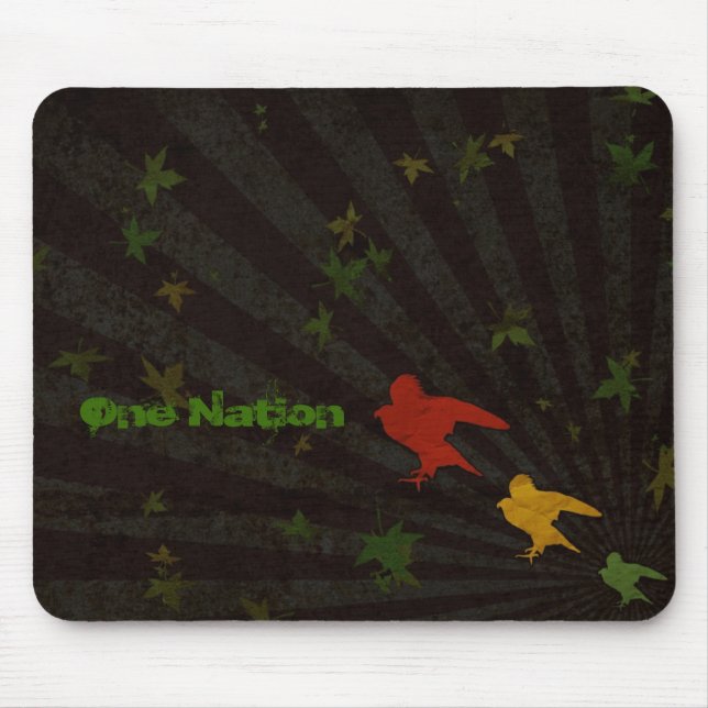 Eine Nation Rasta Mousepad (Vorne)