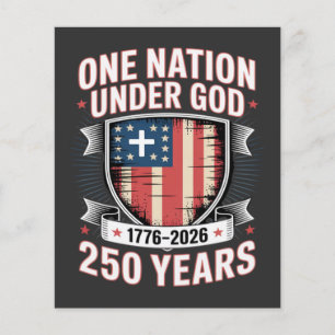 Eine Nation unter Gott 1776 2026 Flyer