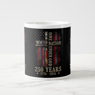 Eine Nation unter Gott 250 Jahre 250. Jubiläum Jumbo-Tasse