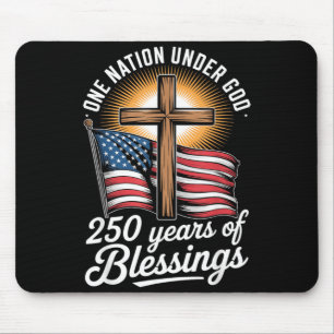 Eine Nation unter Gott 250 Jahre 250. Jubiläum Mousepad