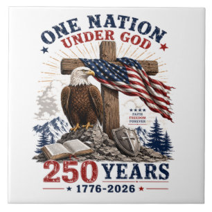 Eine Nation unter Gott 250 Jahre Fliese
