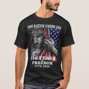 Eine Nation unter Gott 250 Jahre Freiheit T-Shirt