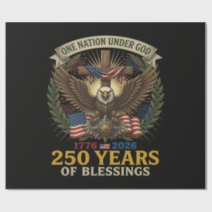Eine Nation unter Gott 250 Jahre Geschenkpapier
