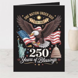 Eine Nation unter Gott 250 Jahre Karte