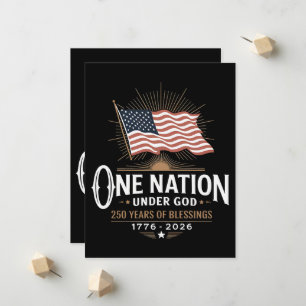 Eine Nation unter Gott 250 Jahre Segen Ankündigung