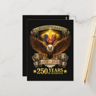 Eine Nation unter Gott 250 Jahre Segen Postkarte