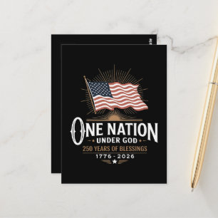 Eine Nation unter Gott 250 Jahre Segen Postkarte