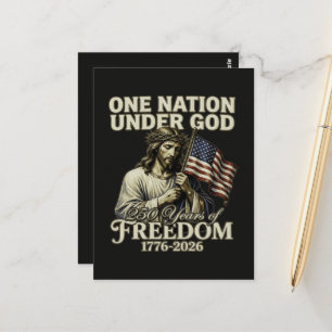 Eine Nation unter Gott 250 Jahre Segen Postkarte