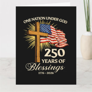 Eine Nation unter Gott 250 Jahre Segnungen Karte