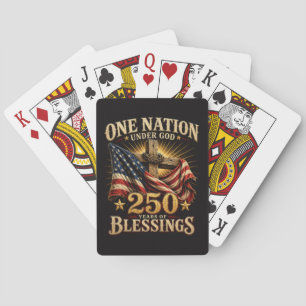 Eine Nation unter Gott 250 Jahre Spielkarten