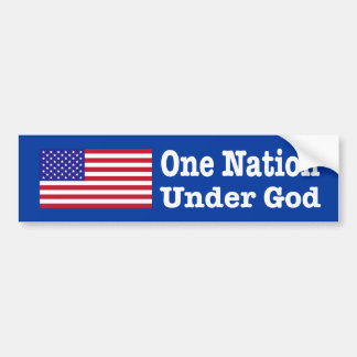 "EINE NATION UNTER GOTT" AUTOAUFKLEBER
