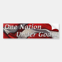 Eine Nation unter Gott-Autoaufkleber