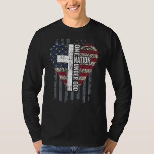 Eine Nation unter Gott Christliche US-amerikanisch T-Shirt