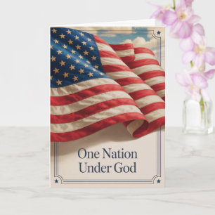 Eine Nation unter Gott Karte