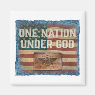 Eine Nation unter Gott - Magnet