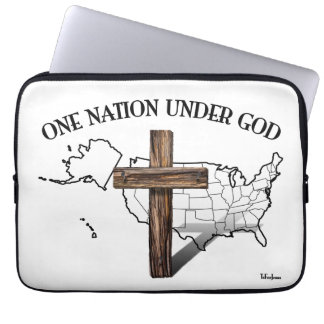 Eine Nation unter Gott mit US-Gliederung Laptopschutzhülle