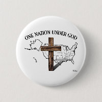 Eine Nation unter Gott mit US-Kontur