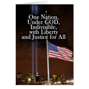 Eine Nation unter Gott Patriot Tag 9/11 Patriotic