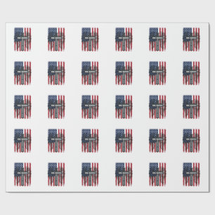 Eine Nation unter Gott Patrioten Kreuz Flügel Shir Geschenkpapier