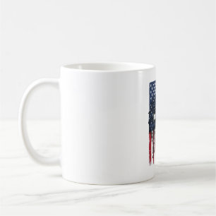 Eine Nation unter Gott Patrioten Kreuz Flügel Shir Kaffeetasse