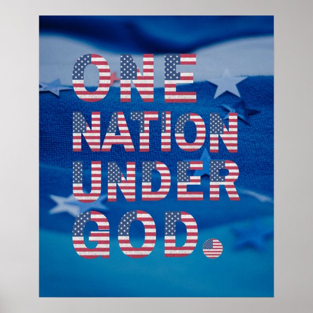 Eine Nation unter Gott. Poster (Vorne)