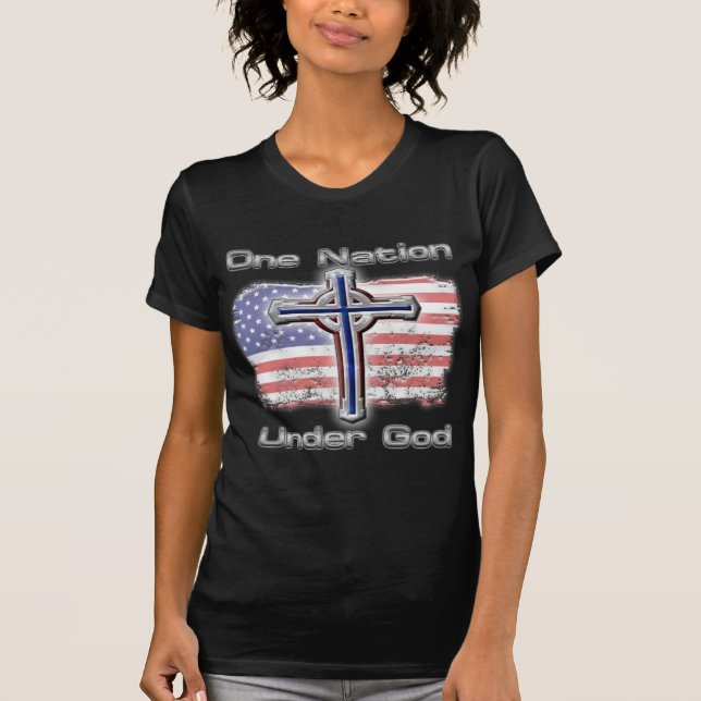 Eine Nation unter Gott T-Shirt (Vorderseite)