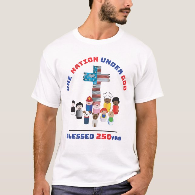 Eine Nation unter Gott T-Shirt (Vorderseite)