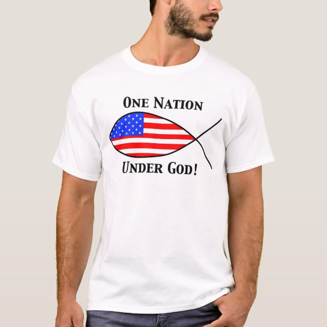 Eine Nation unter Gott T-Shirt (Vorderseite)