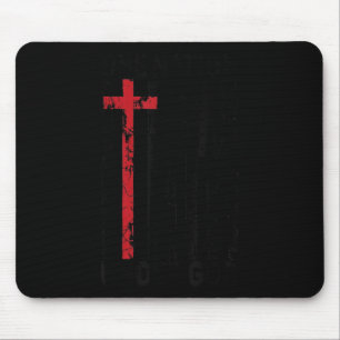 Eine Nation unter Gott US-Flagge Jesus Christliche Mousepad
