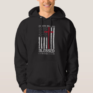 Eine Nation unter Gottes amerikanischer Flagge Pat Hoodie