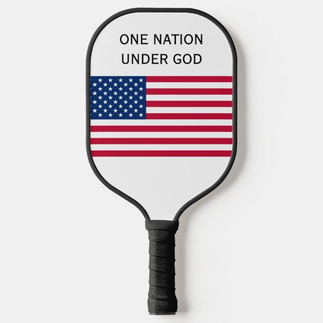 Eine Nation unter Gottes Pickleball Paddel Pickleball Schläger (Vorderseite)