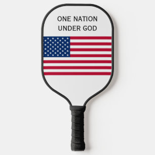 Eine Nation unter Gottes Pickleball Paddel Schläger