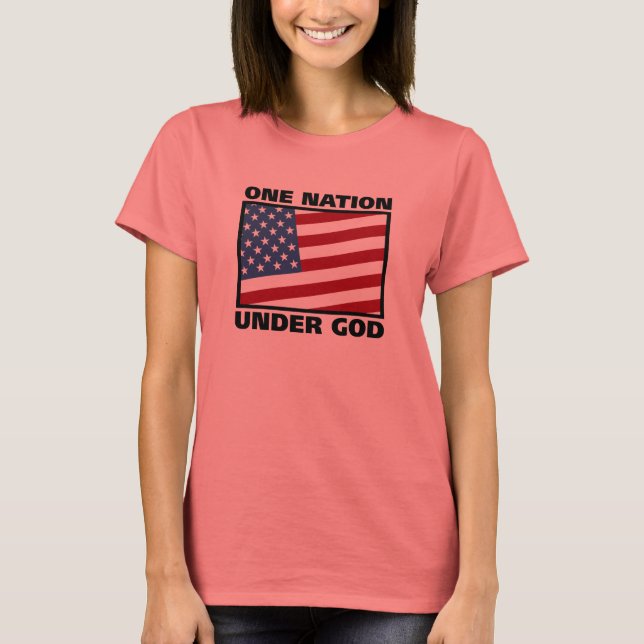 Eine Nation unter Gottes T - Shirt (Vorderseite)