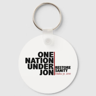 Eine Nation unter Jon (Sanity wiederherstellen) Schlüsselanhänger