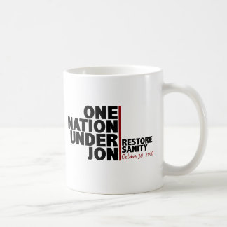 eine Nation unter jon (Stewart) Kaffeetasse
