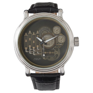 Eine Nerdy Dampf-Uhr Armbanduhr
