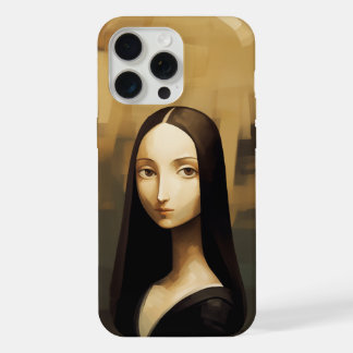 Eine neu interpretierte Mona Lisa, ein Klassiker, iPhone 15 Pro Max Hülle