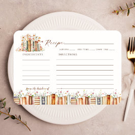 Eine neuartige Art von Liebe Blumenbuch Bridal Rez Begleitkarte