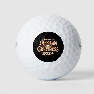 Eine neue Ära amerikanischer Größe 2024 Trump gewa Golfball